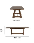 Bellevue - Rectangular Dining Table
