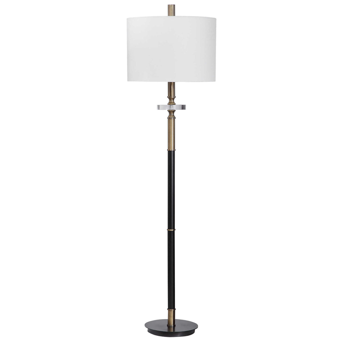 Maud - Floor Lamp - Aged Black