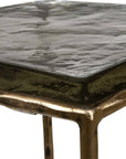 Ovard - Antiqued Accent Table - Bronze