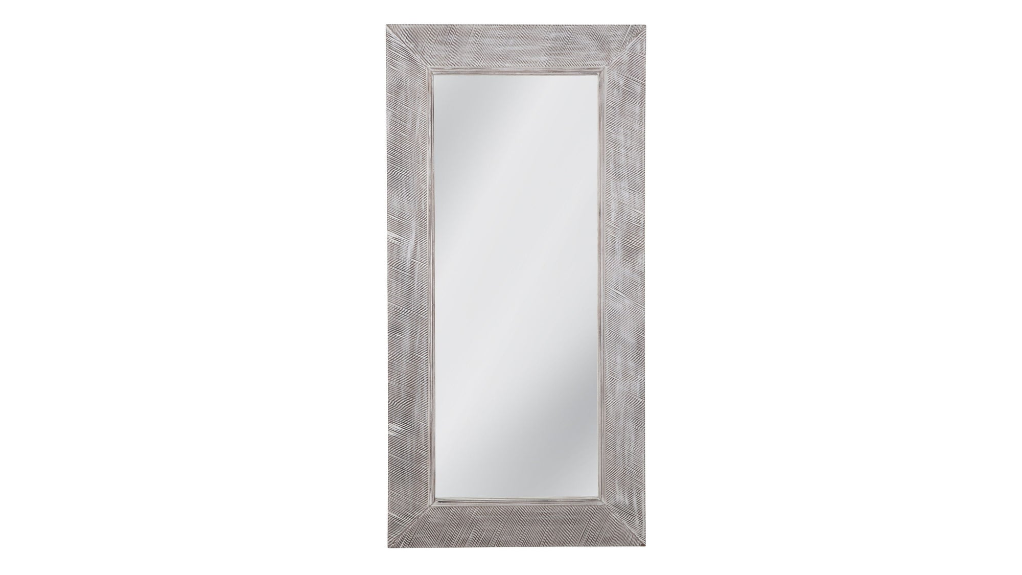Baker - Floor Mirror - White Wash