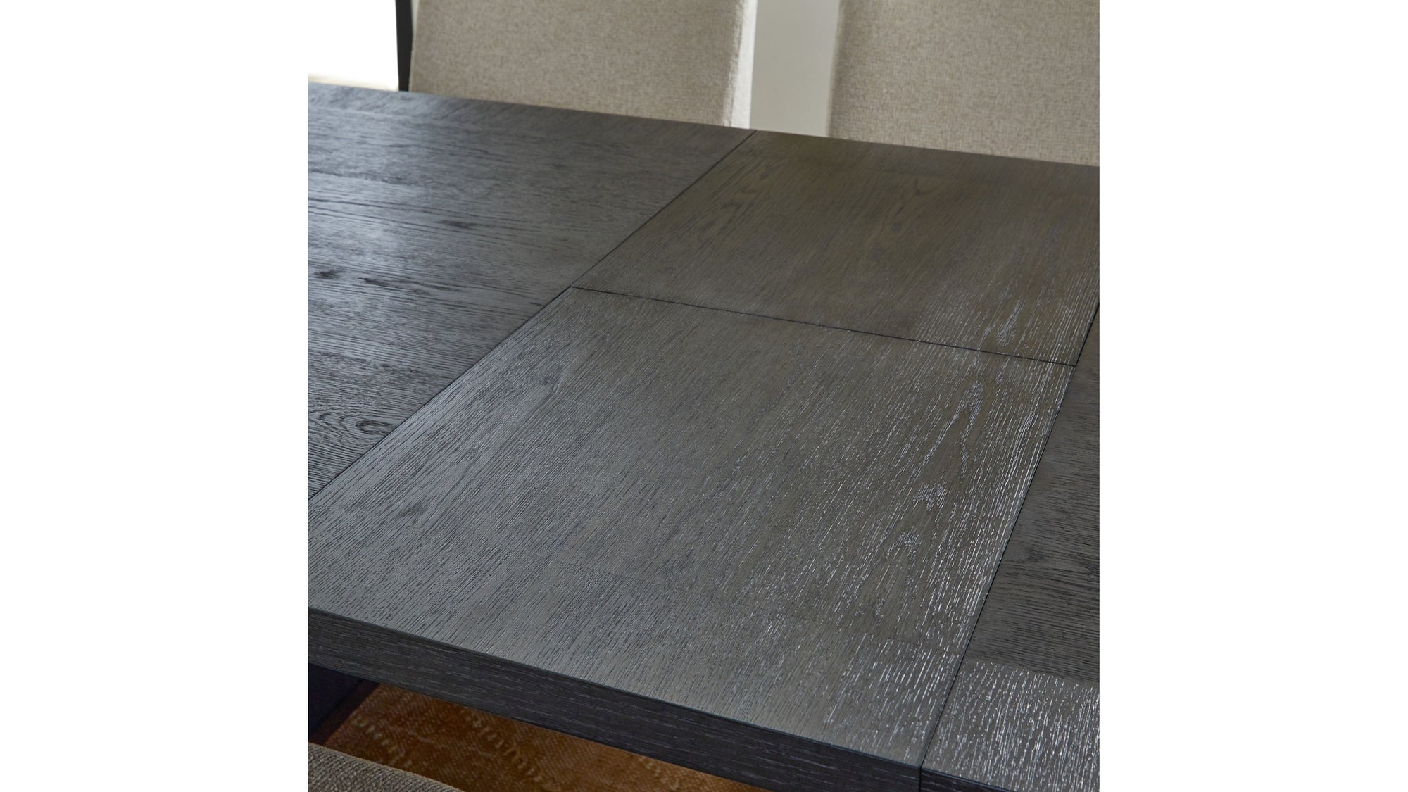 Waterfall - Rectangular Dining Table - Deep Ebony