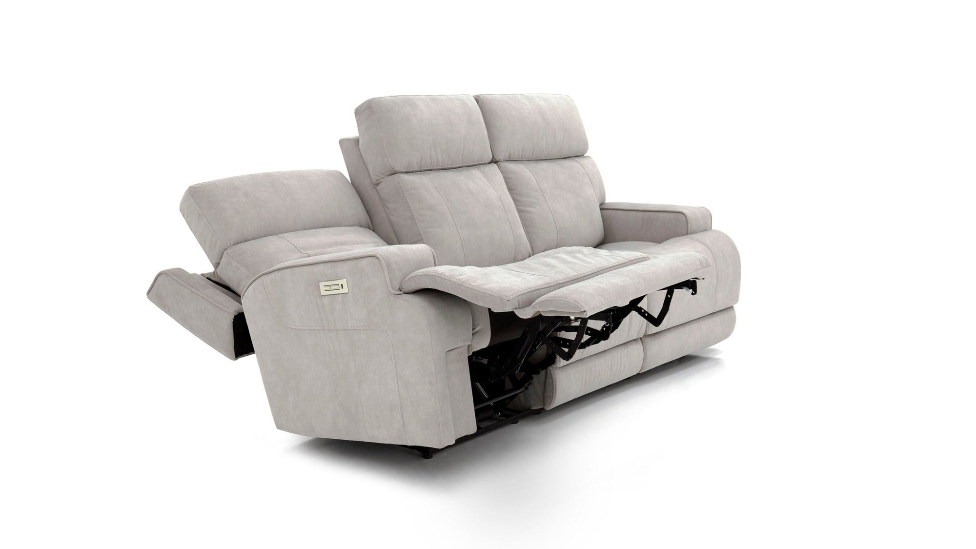 Ashbee - Power Sofa With Power Recline, Power Headrest, Zero Gravity And 3" Footrest Extension