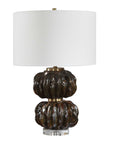 Jaudon - Stacked Table Lamp - Black / Bronze / Brown