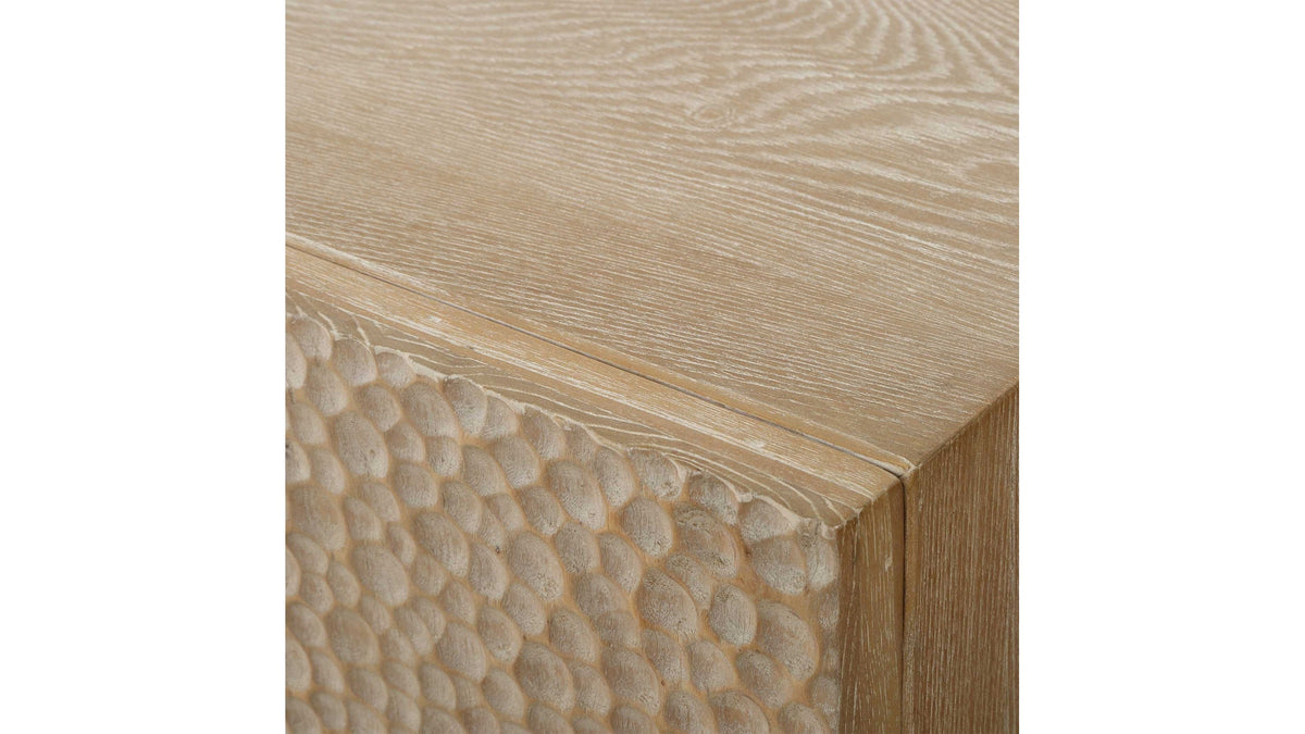 Lunar - 4 Door Elm Wood Cabinet