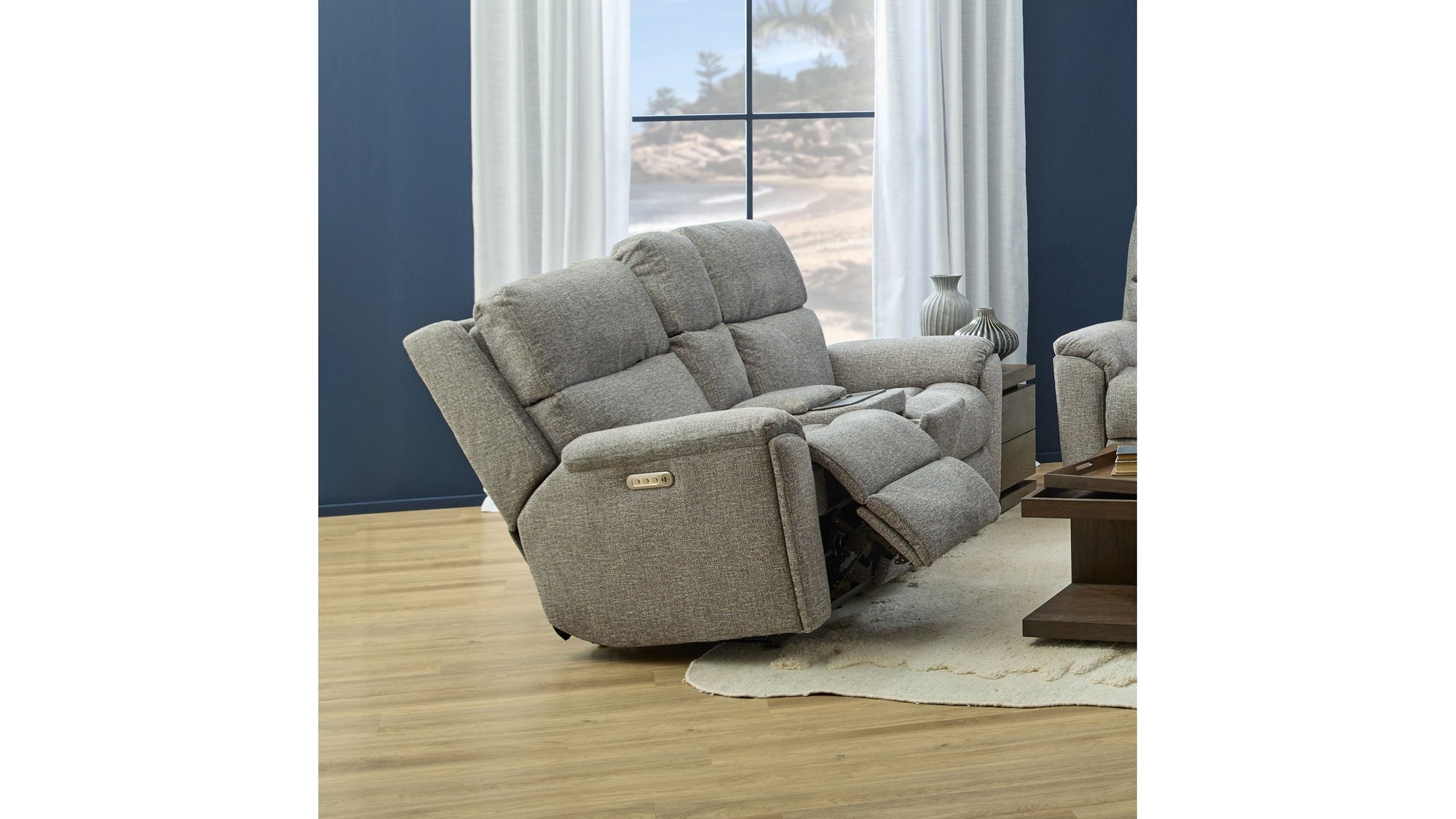 Porter - Power Reclining Loveseat With Console, Power Headrest, & Lumbar