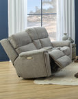 Porter - Power Reclining Loveseat With Console, Power Headrest, & Lumbar