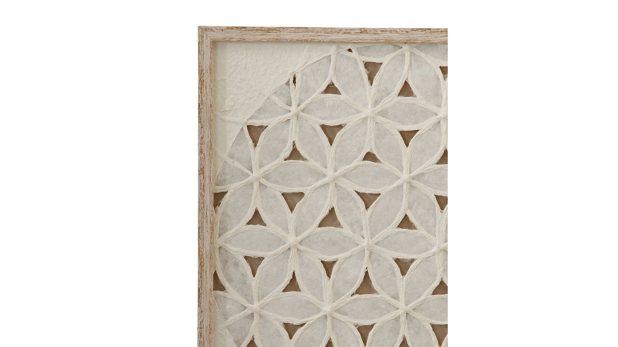 Lamberts Bay Wall Art - White / Light Brown
