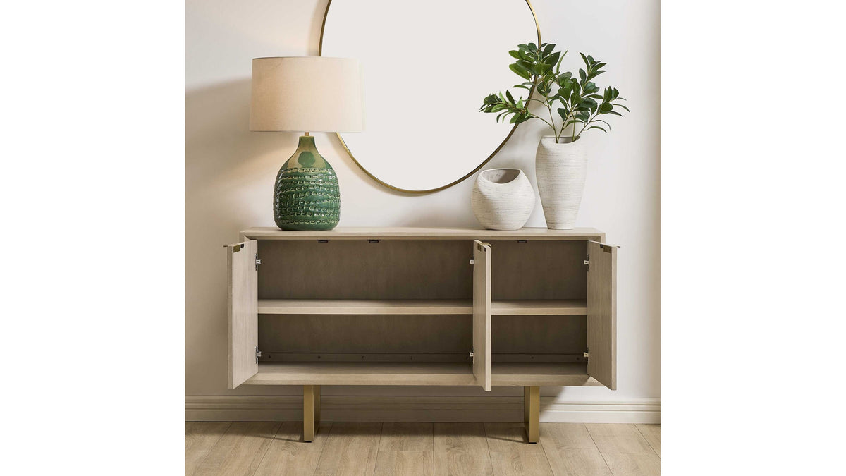 Maeva - 3 Door Cabinet - Light Wood