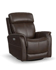 View - Power Swivel Recliner With Power Headrest