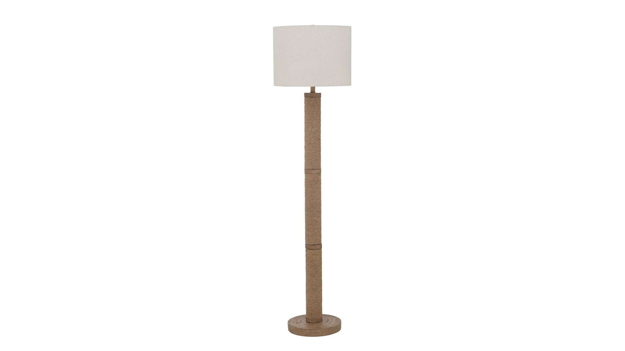 Chester - Floor Lamp - Natural / White