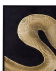 Connected Frame Canvas Set of 2 - Black / Gold
