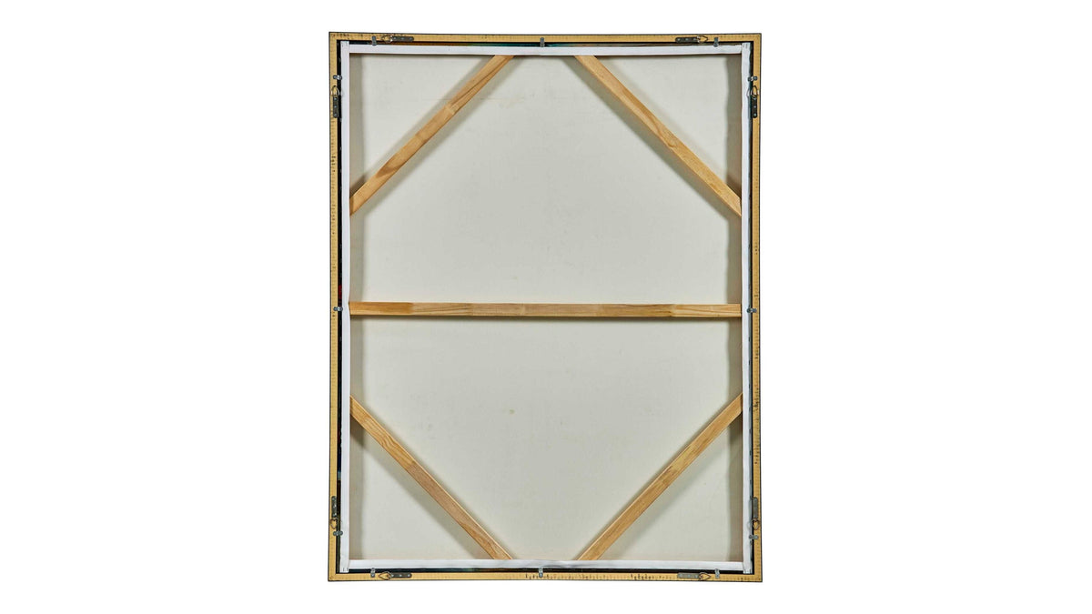Painters High - Revisited Framed Abstract Art - Gold