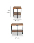 Millwork - End Table - Light Brown