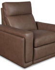 MS - Simone ZG Power Recliner With Power Headrest and BT speaker - Brown