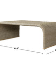 Calabria - Woven Seagrass Coffee Table