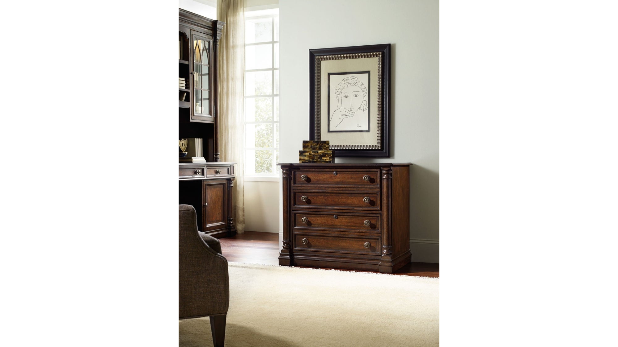 Leesburg - Lateral File - Dark Brown