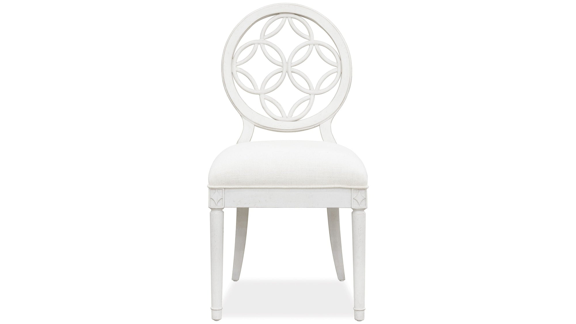 Melange - Brynlee Side Chair - White