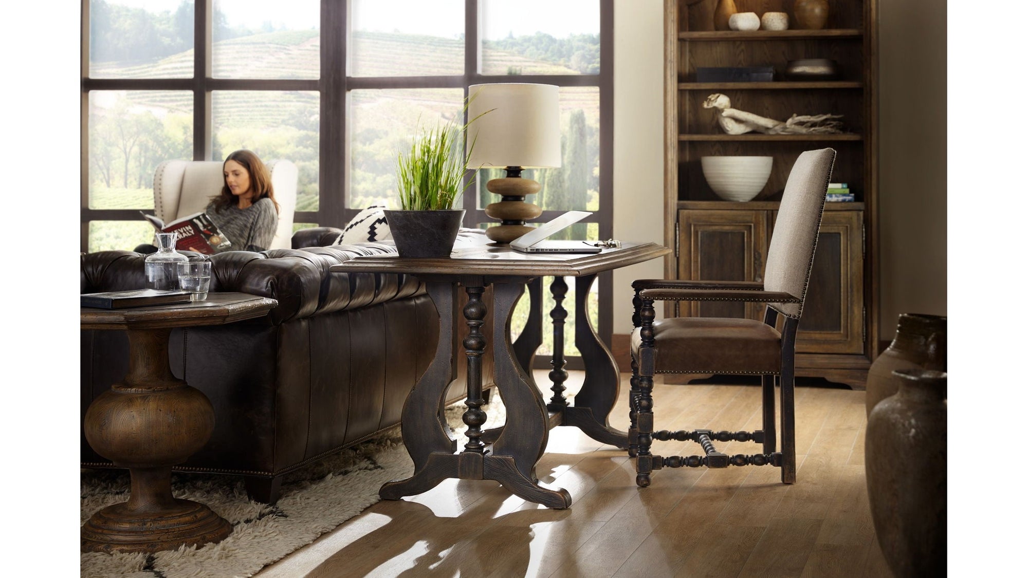 Hill Country - Mason End Table - Dark Brown