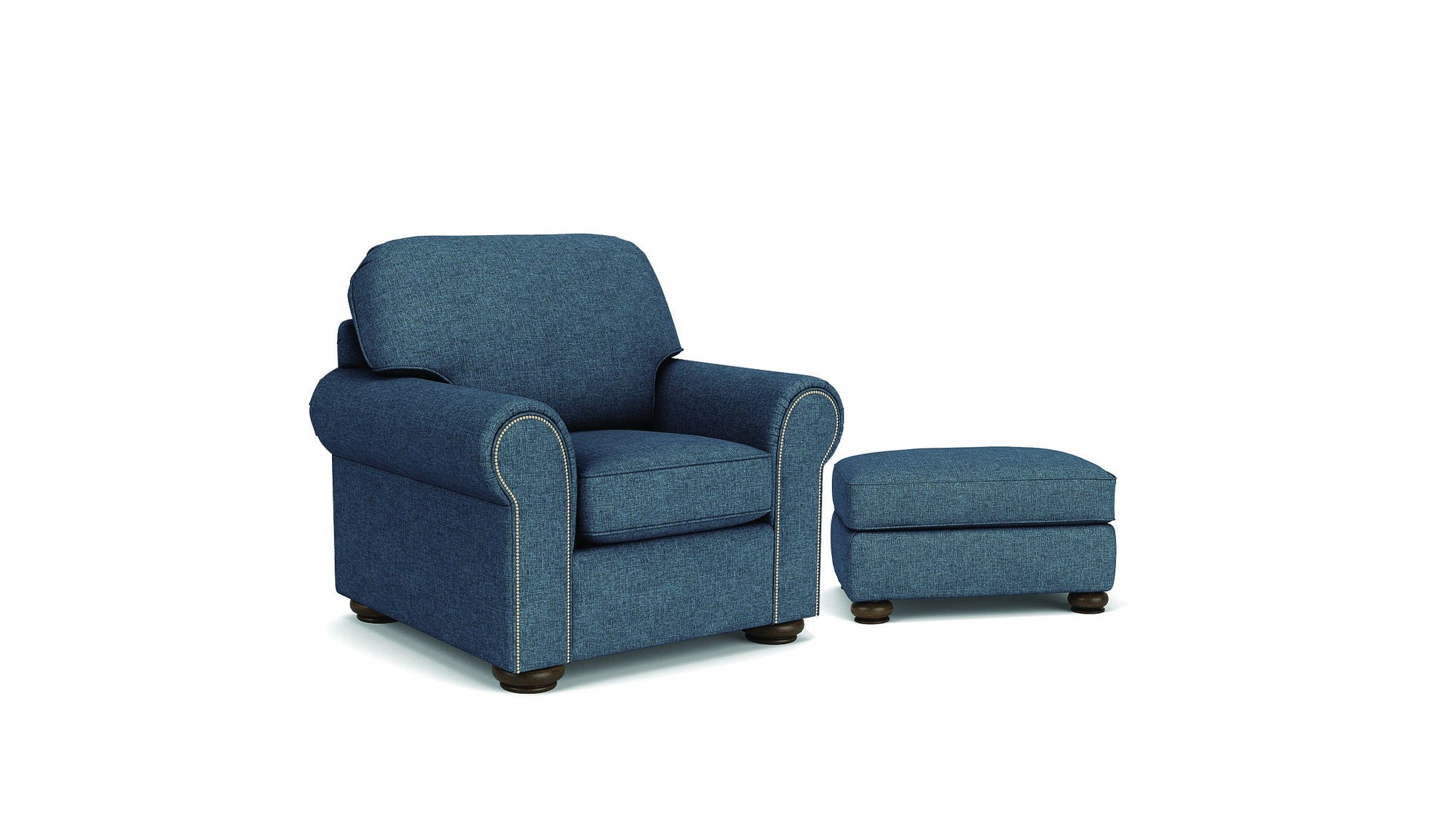 Preston - Fabric Chair With Nailhead Trim