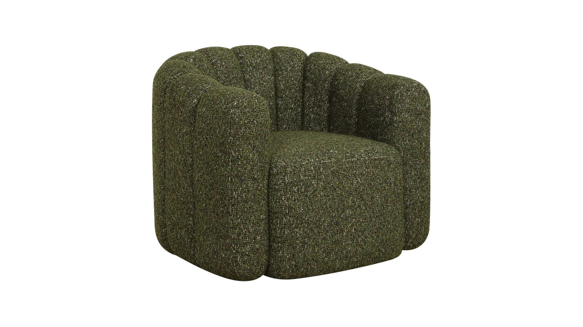 Lenoir - Upholstered Swivel Chair - Green