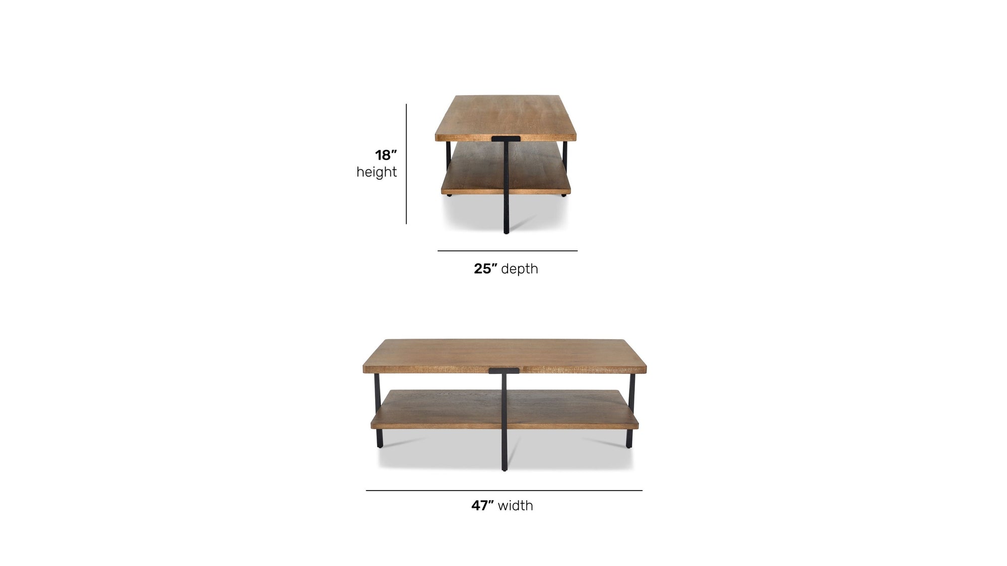 Millwork - Rectangular Coffee Table - Light Brown