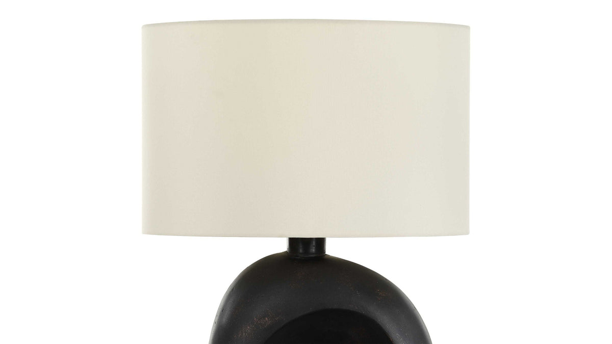 Peephole - Outdoor Bronze Table Lamp - Black