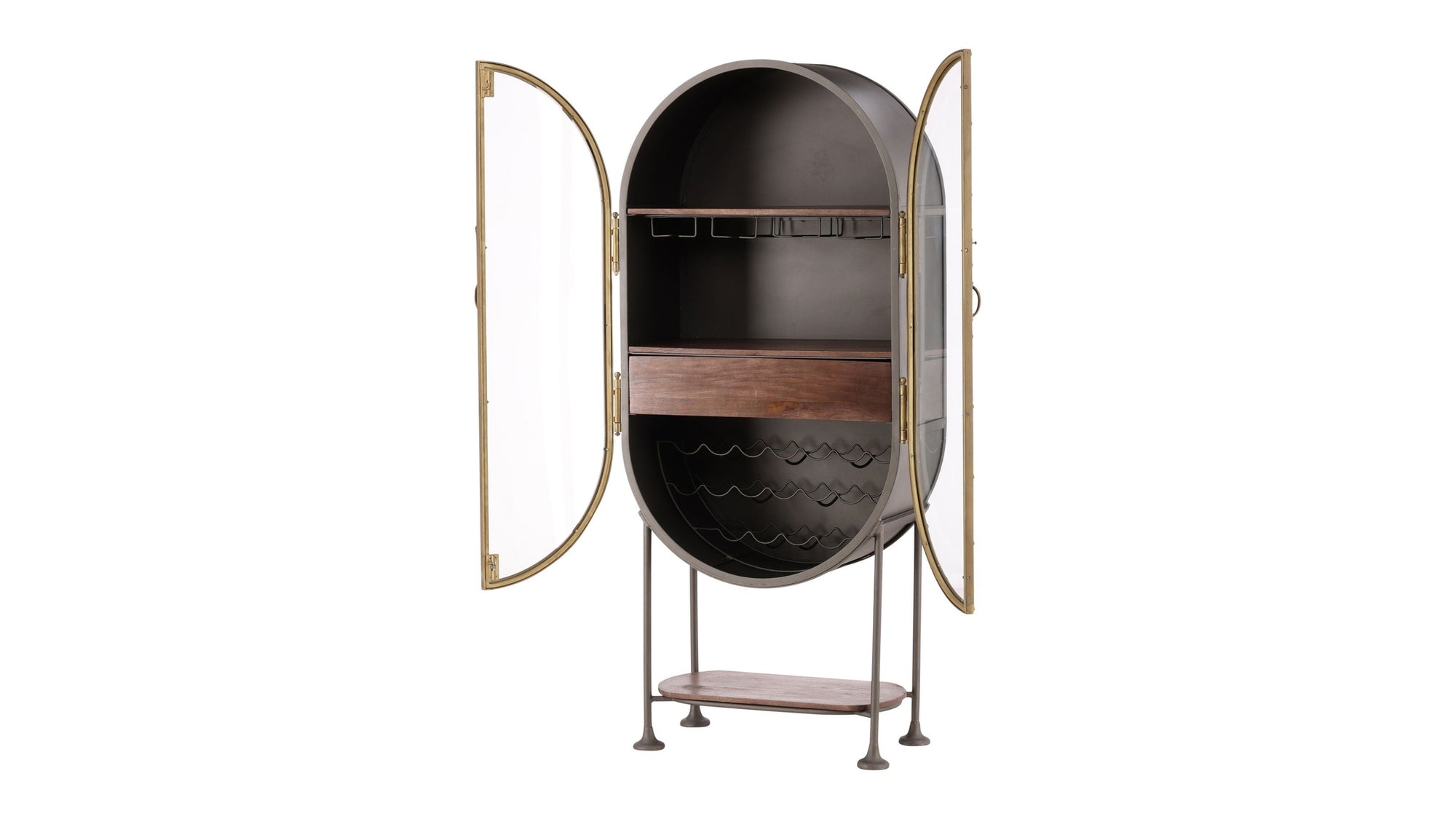 Eclipse - Bar Cabinet - Dark Brown