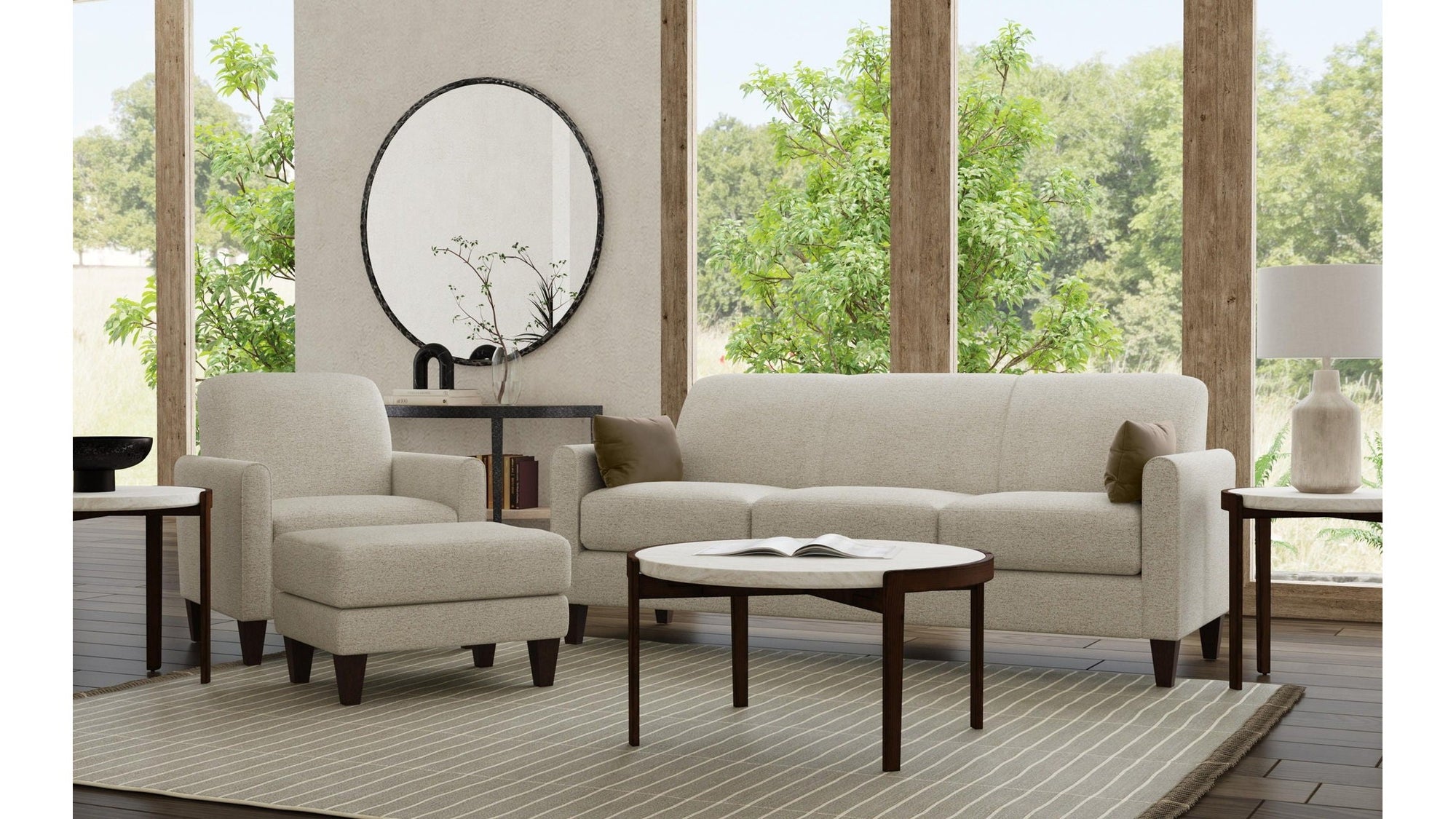 Bond - Fabric Ottoman