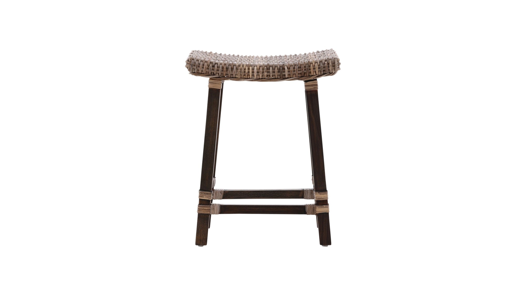 Country - Woven Kubu Counter Stool - Brown
