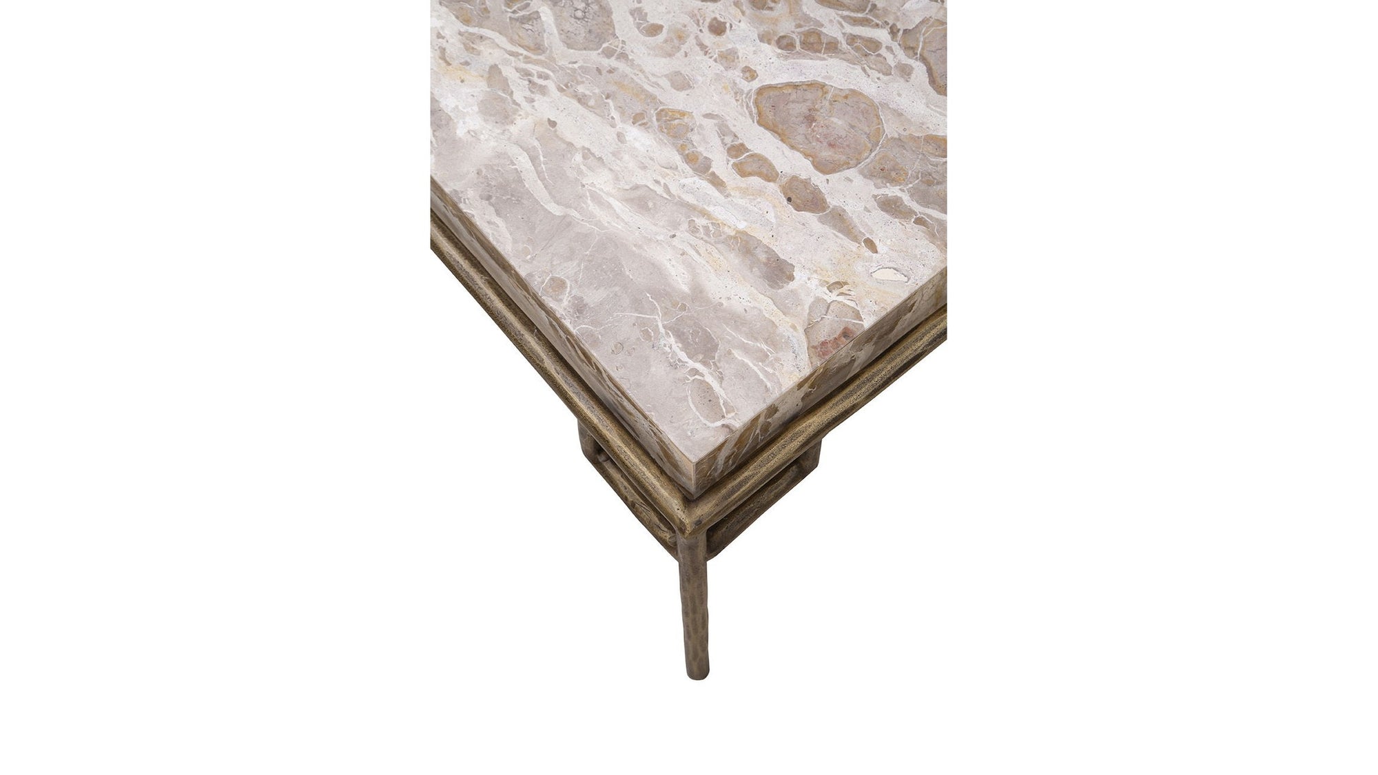 Nala - Coffee Table - Beige / Gold