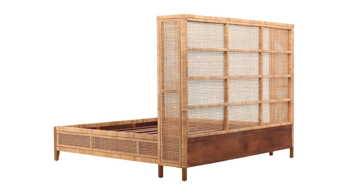 Positano - King Bed - Light Brown
