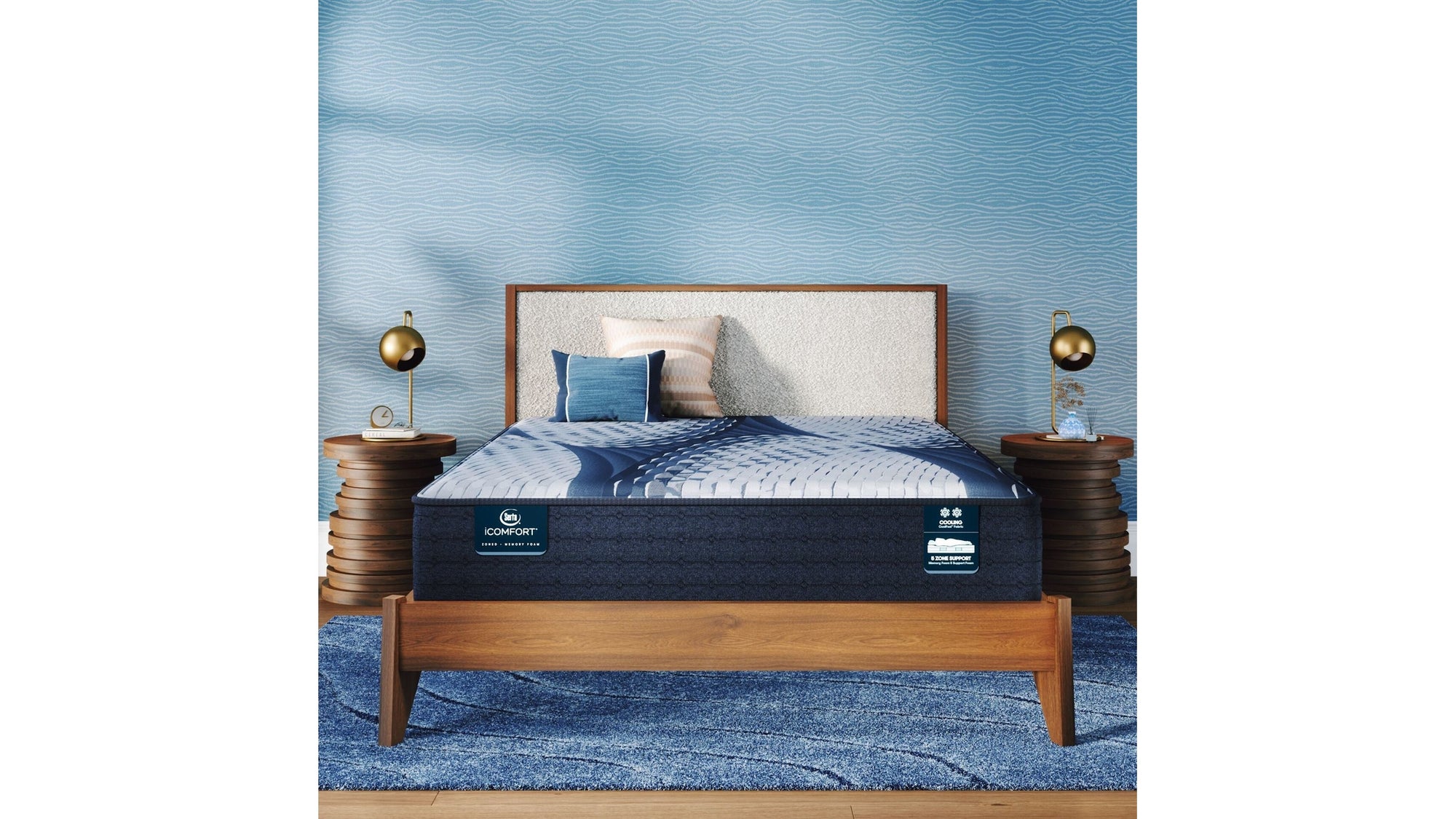 iComfort - 12" Aveda Memory Foam Medium Mattress