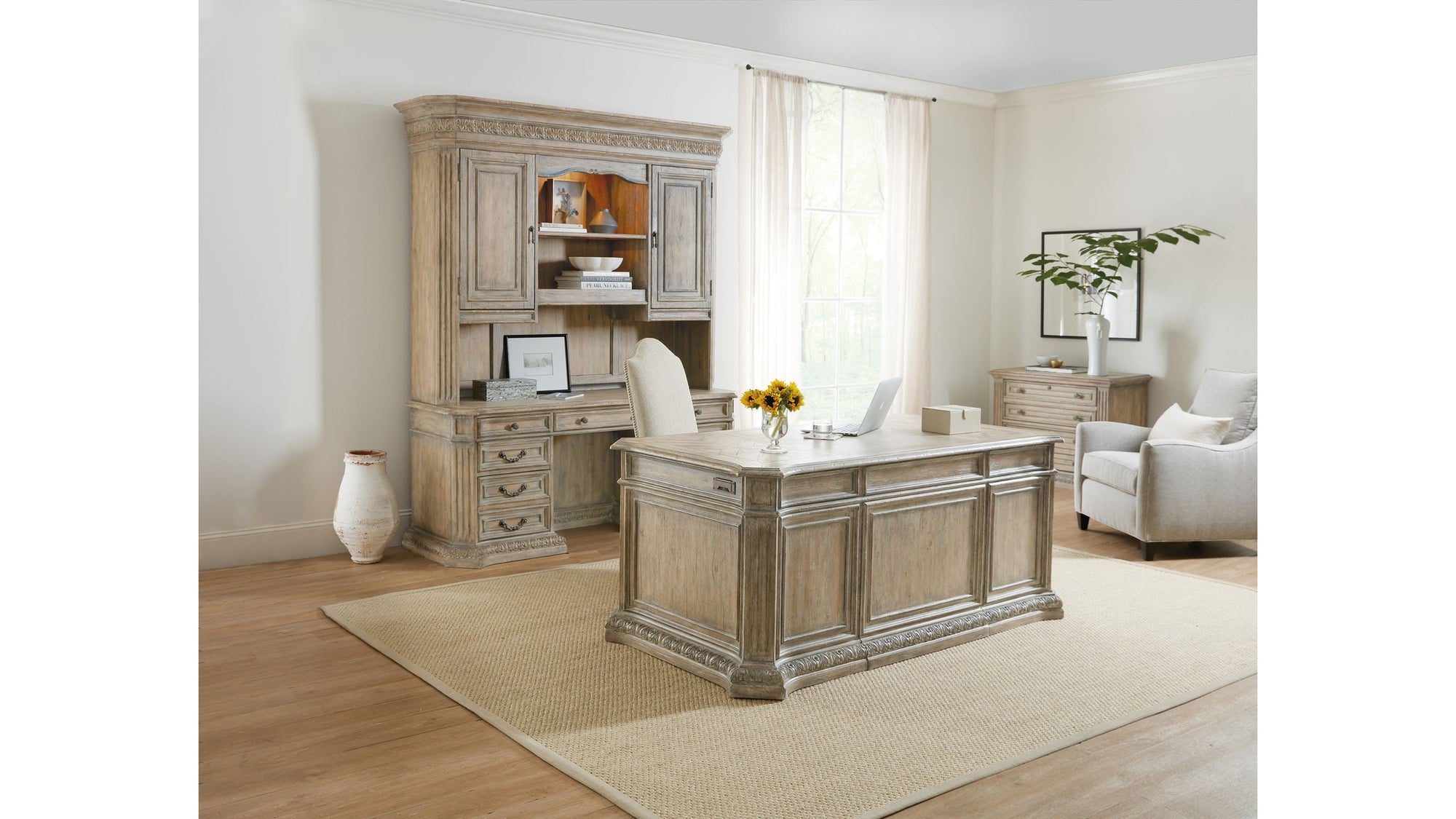 Castella - Executive Desk - Light Brown