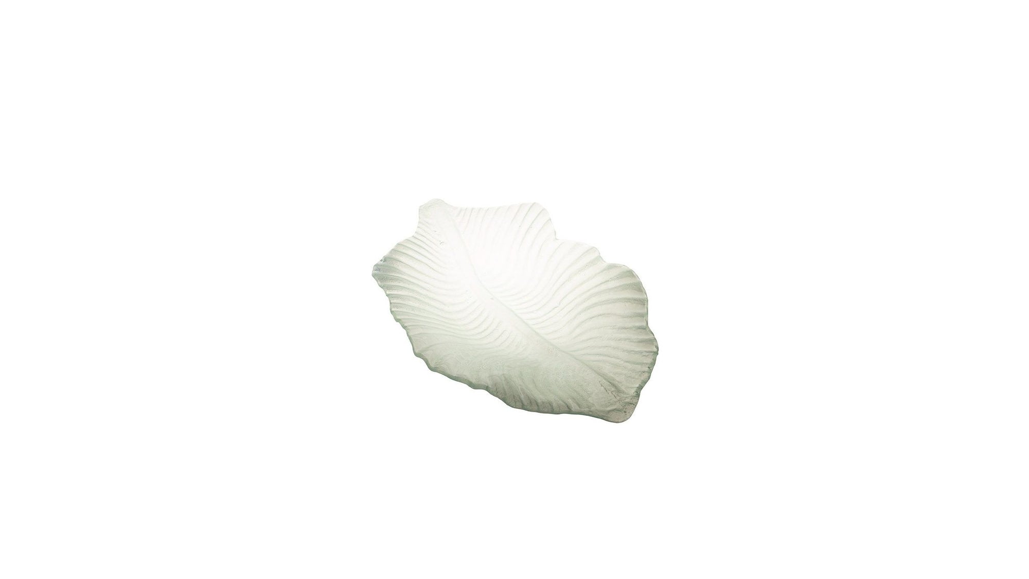 Large Glass Bowl Set Set of 2 - White