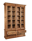 Natural Old Fir Bookcase - Brown