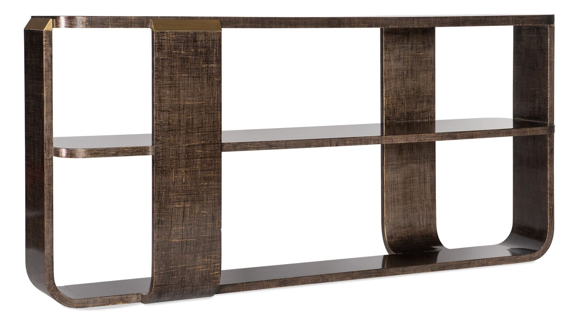 Melange - Edmun Sofa Table - Dark Brown