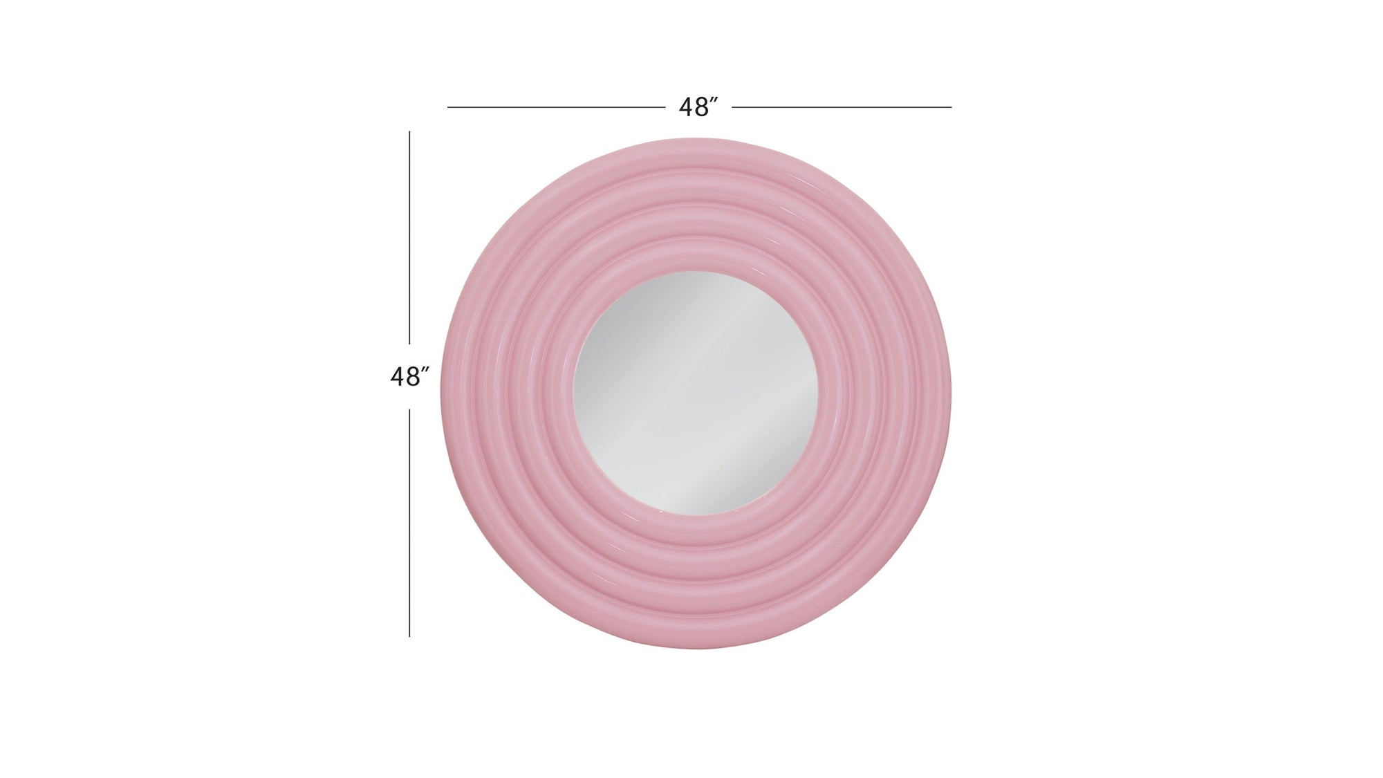 Rigel - Wall Mirror - Pink