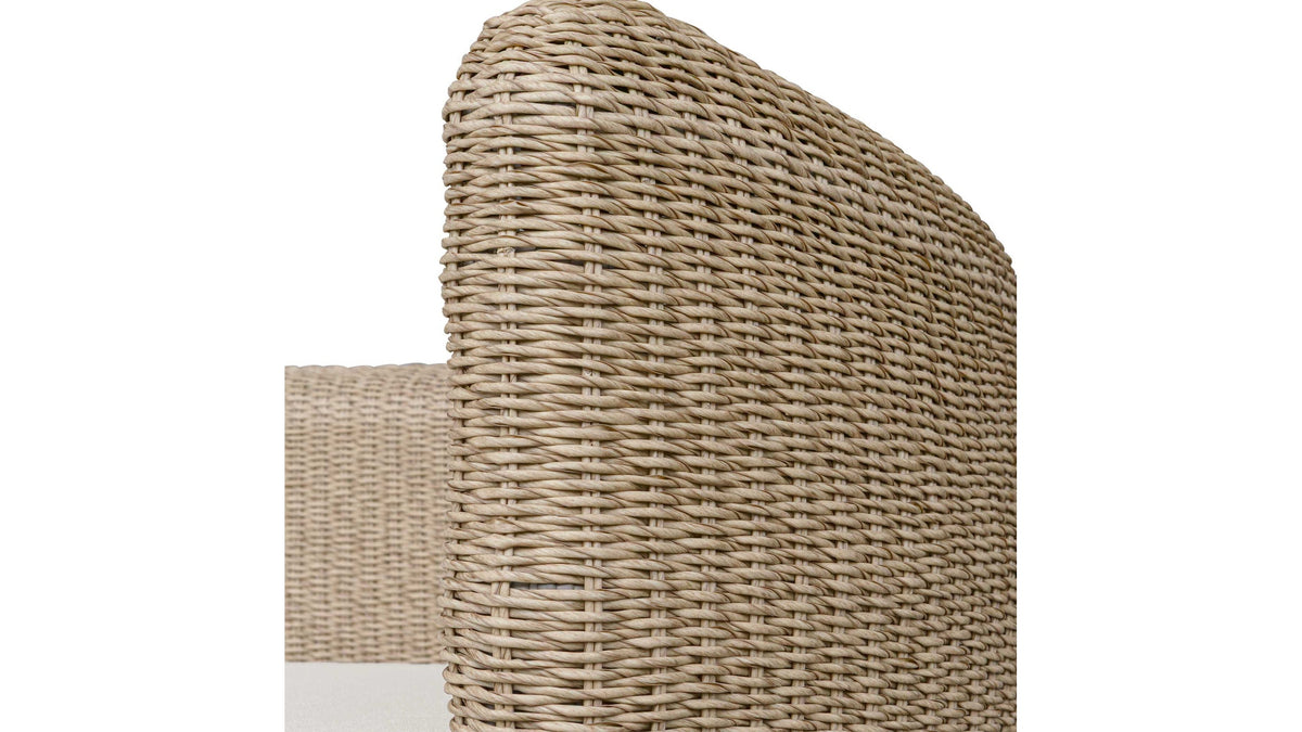 Sunset - Outdoor Round Swivel Day Bed - White