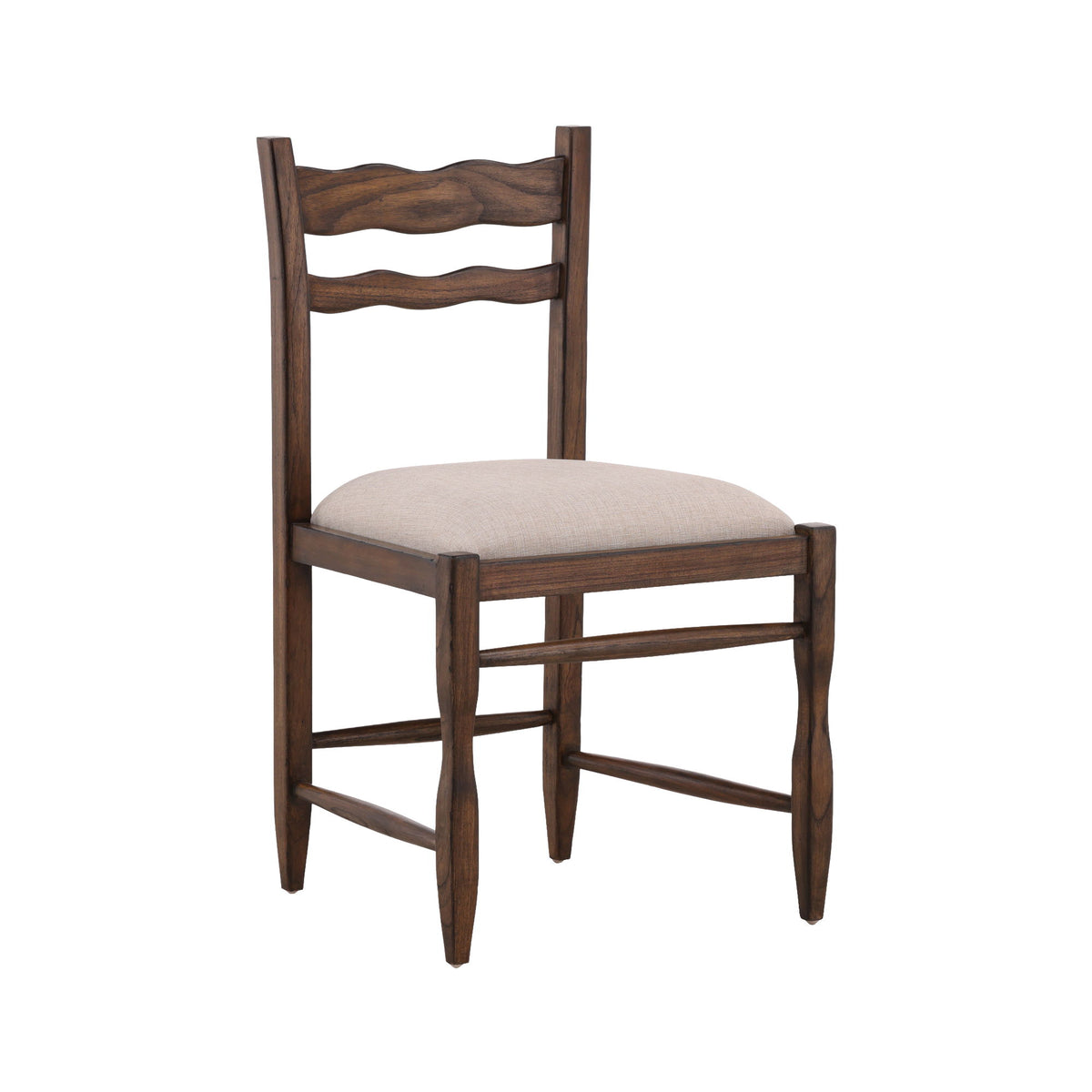 Josephine - Side Chair (Set of 2) - Dark Brown / Beige