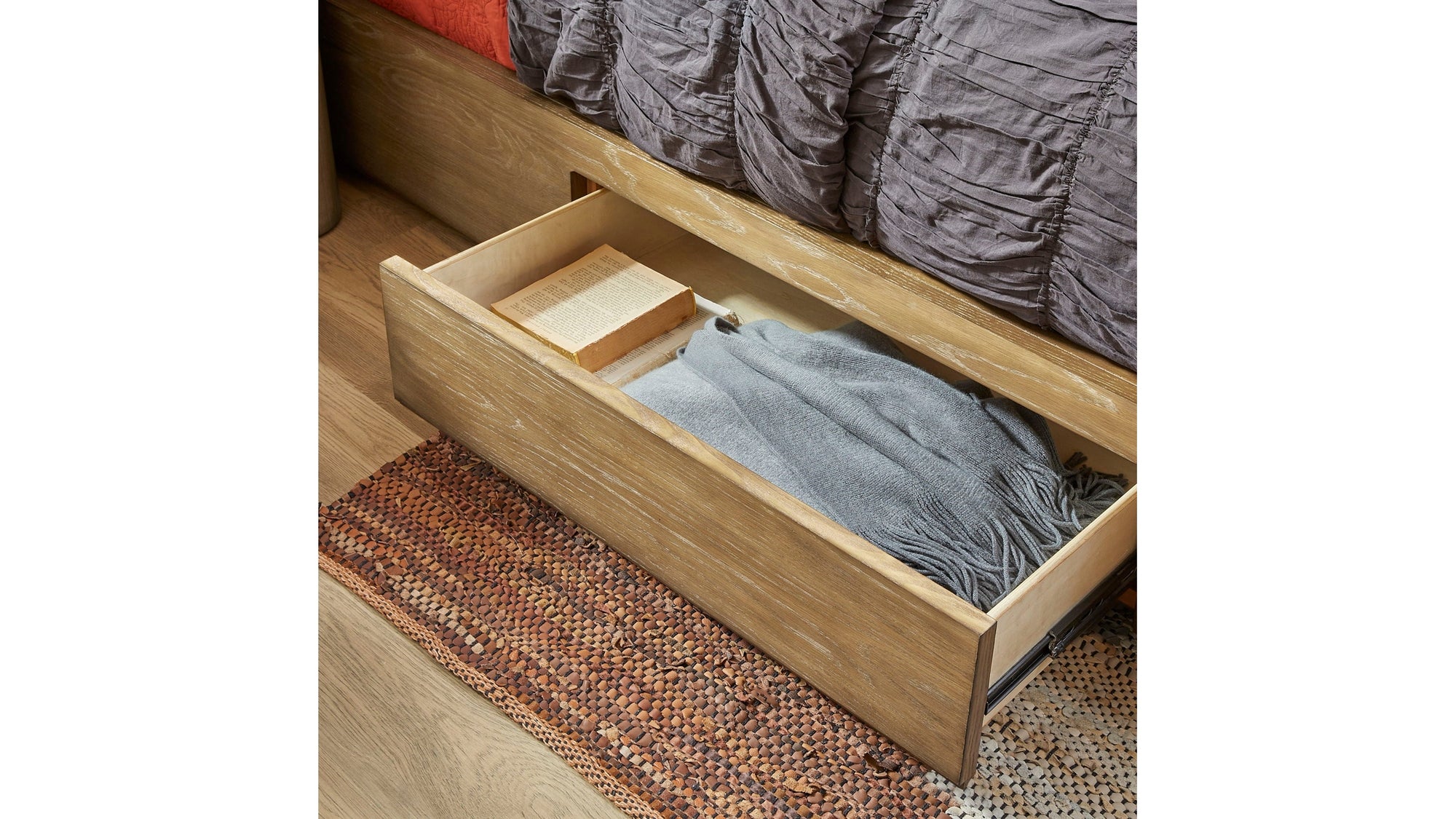 Normandy - Panel Storage Bed