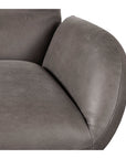Ranlo Leather Swivel Recline Accent Chair