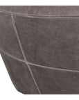 Ranlo Leather Swivel Recline Accent Chair