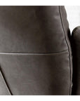 Ranlo Leather Swivel Recline Accent Chair