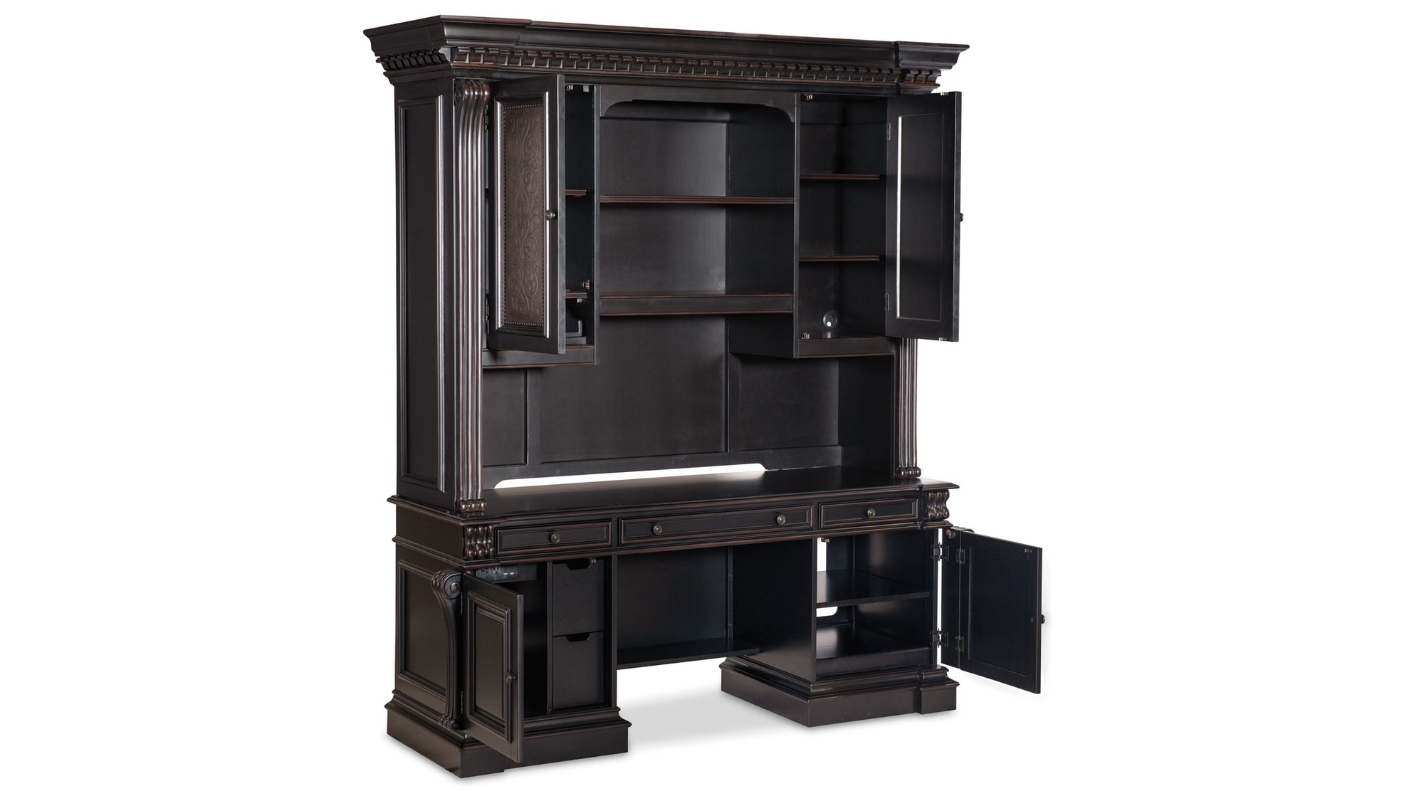 Telluride - Computer Credenza - Black