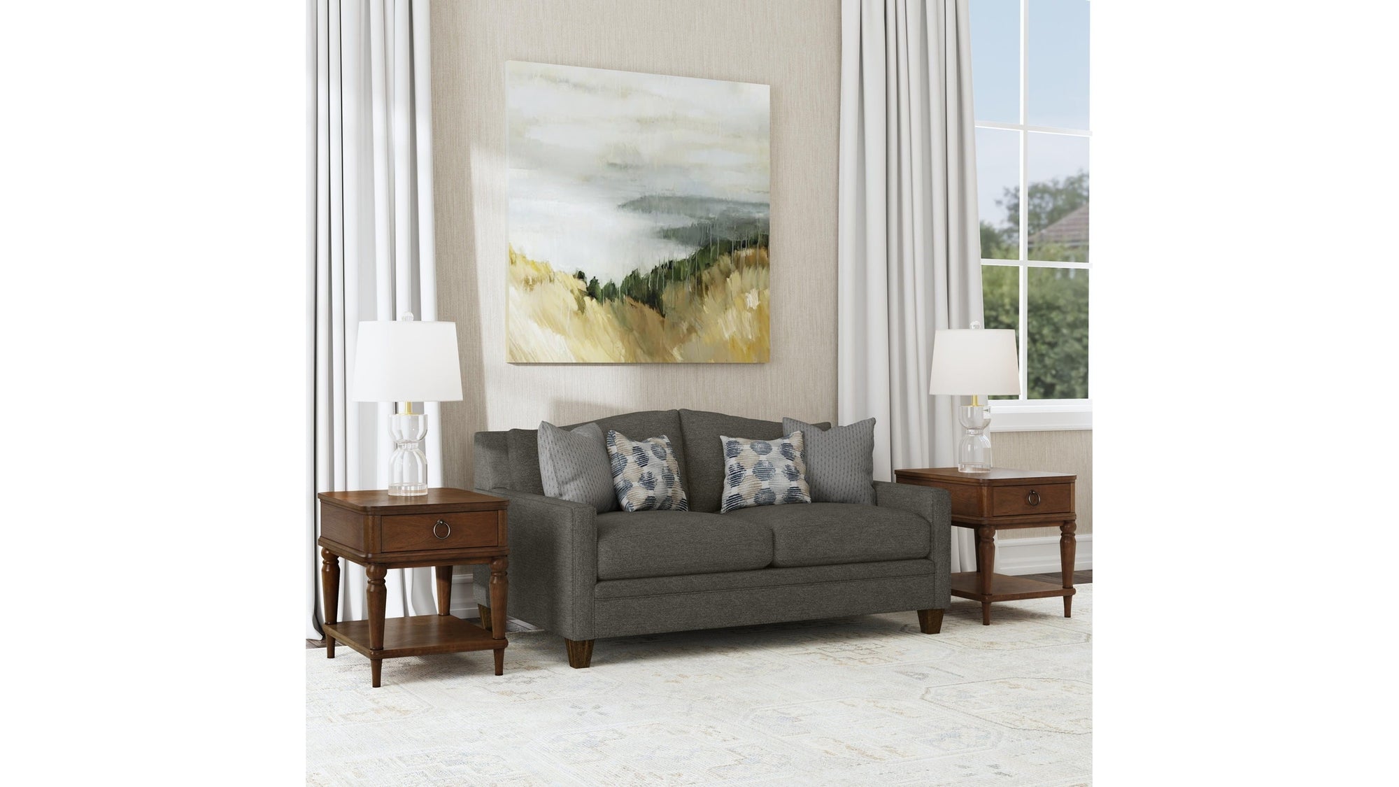 Lottie - Fabric Loveseat