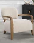 Telluride - Natural Shearling Accent Chair - Beige