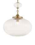 Bellaire - 1 Light Glass Shade Pendant - Gold