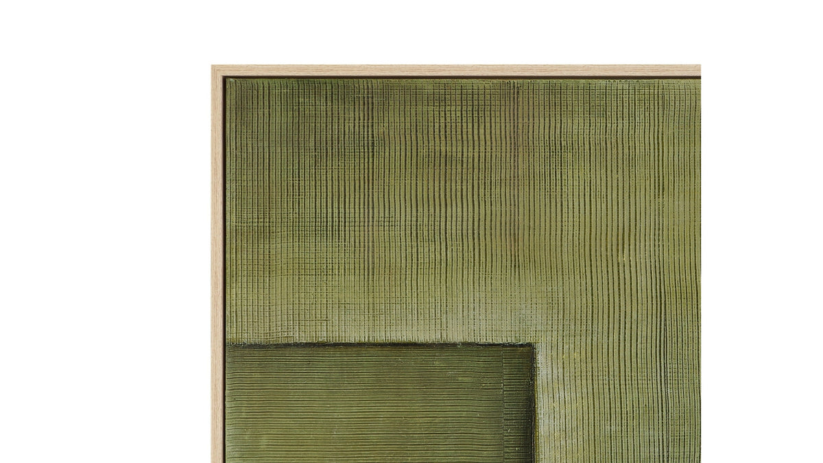 Framed Canvas Sycamore Bark - Natural