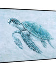 Kemps Bay Framed Canvas - Blue