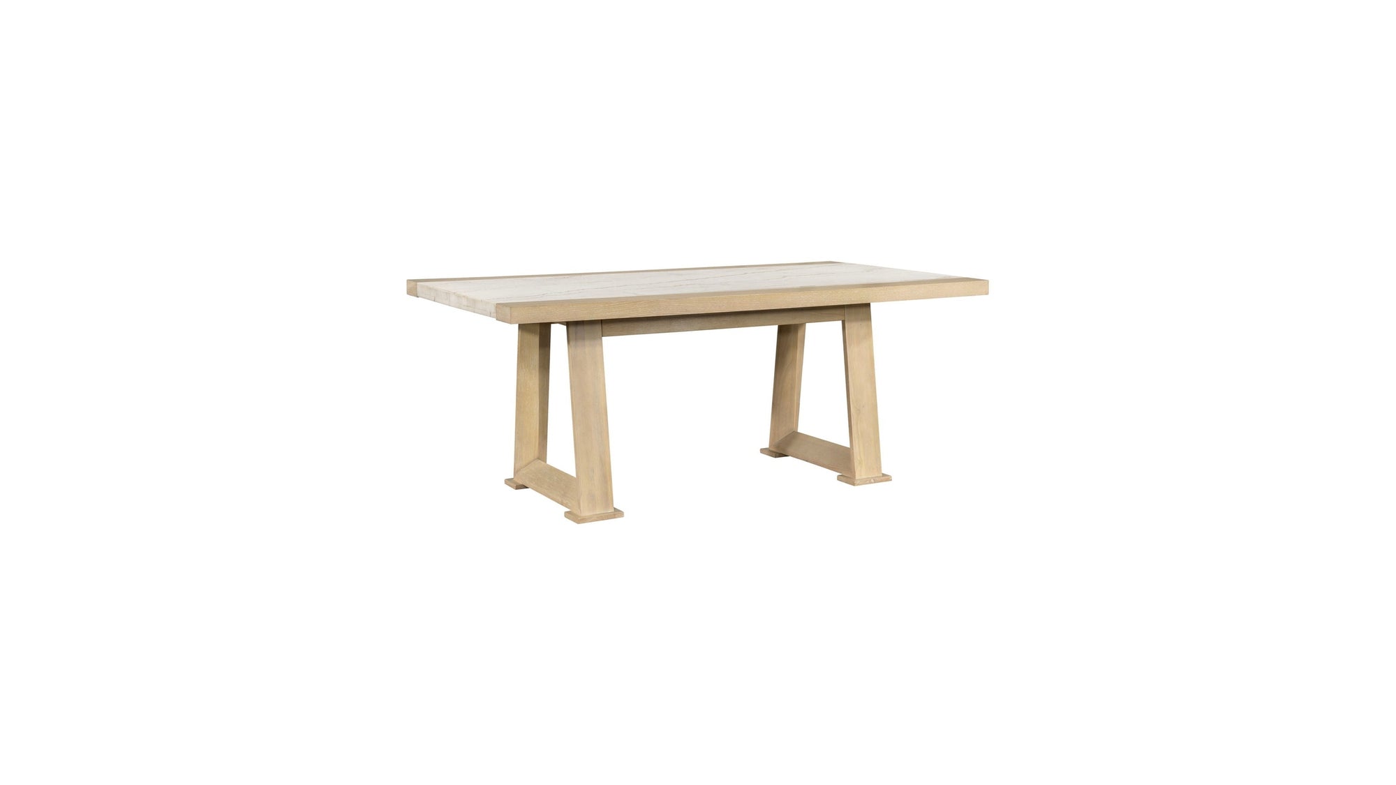 Trifecta - Dining Table - Driftwood Cerused Oak